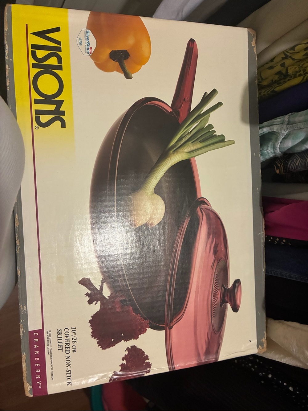 Cranberry Covered Nonstick Skillet - Cranberry Red